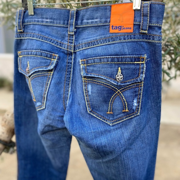 NW Tag+Jeans 🇺🇸 Made Distressed Skinny, Sz 30/34 - Picture 7 of 13
